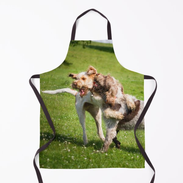 Item preview, Play fight in the fields Spinoni by heidiannemorris designed and sold by FOLK ART FUSION by heidiannemorris.