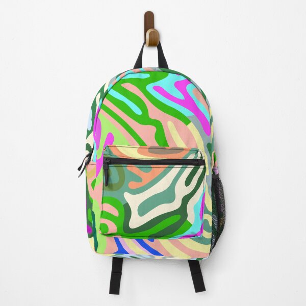 Item preview, colorful waves. Fantastic art with decorative texture, Surreal doodle pattern, colors abstract designed and sold by mashmosh.