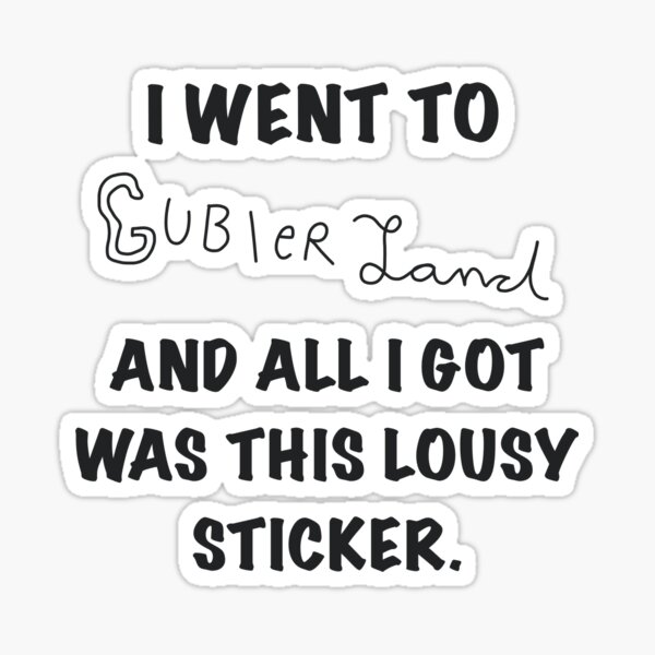 gublerland Sticker