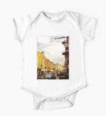 Cork City Street Scene 001 One Piece - Short Sleeve