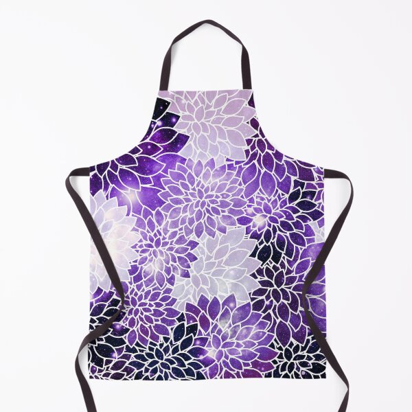 Item preview, Galaxy Space Dahlias Violet designed and sold by 2sweetsDesign.