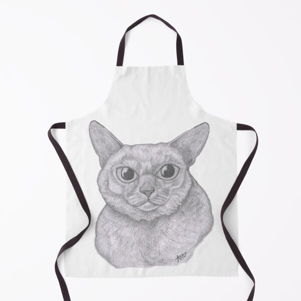 Item preview, Drawing of Burmese Cat designed and sold by amanda metalcat dodds.