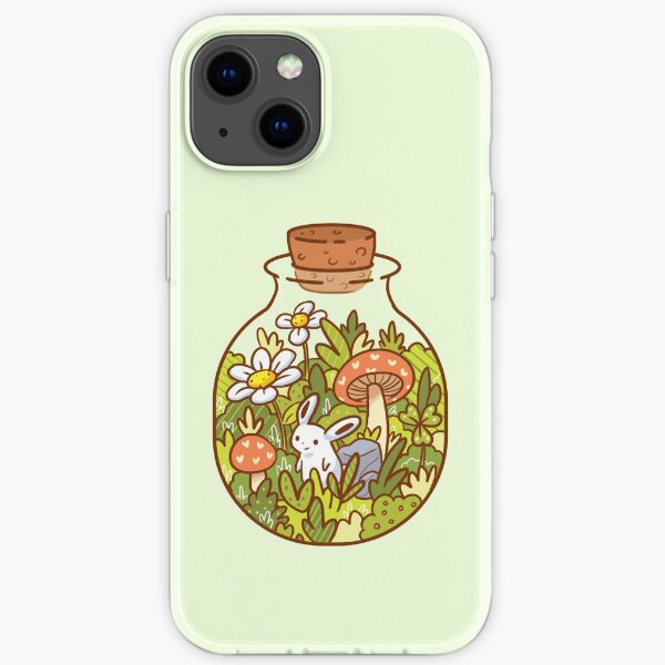 Bunny in a Bottle iPhone Soft Case