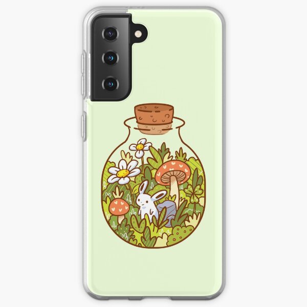 Hase in einer Flasche Samsung Galaxy Flexible Hülle