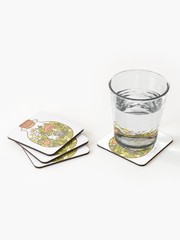 Alternate view of Bunny in a Bottle Coasters (Set of 4)