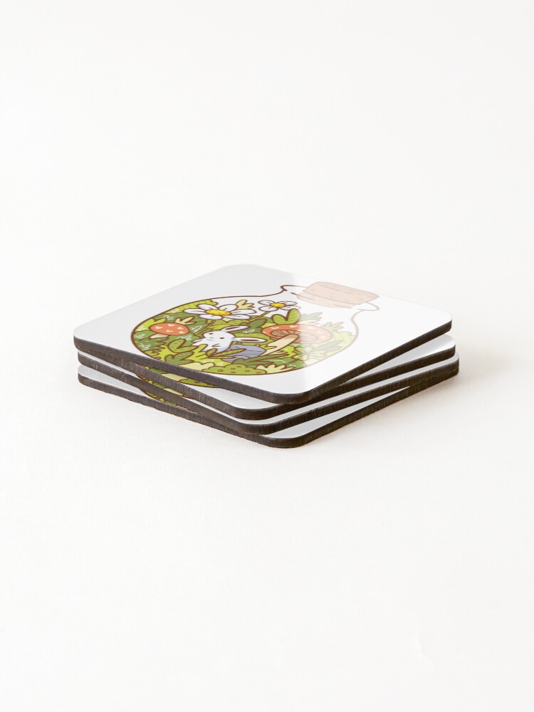 Alternate view of Bunny in a Bottle Coasters (Set of 4)