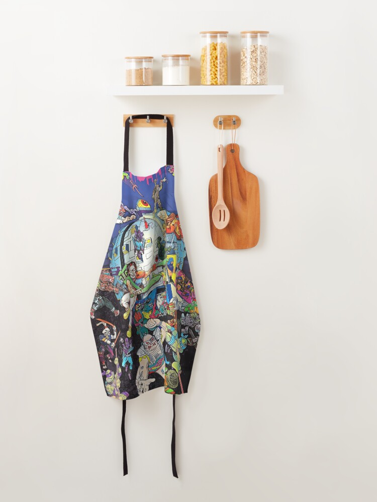 Alternate view of Vintage Ninja Turtles Pizza Classic Art Apron