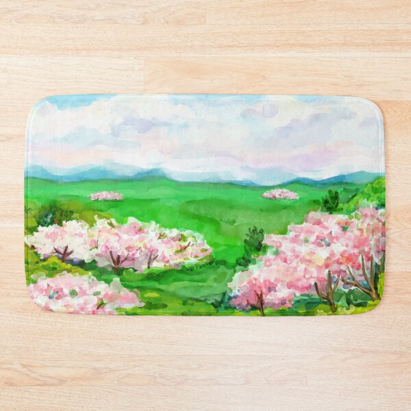 Item preview, Beautiful Cherry Blossom Spring Landscape designed and sold by Vector Scout Lab.