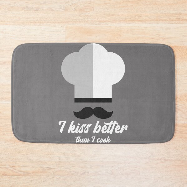 Item preview, Funny Kiss Cooking Chef Meme White Hat Mustache designed and sold by javes93.