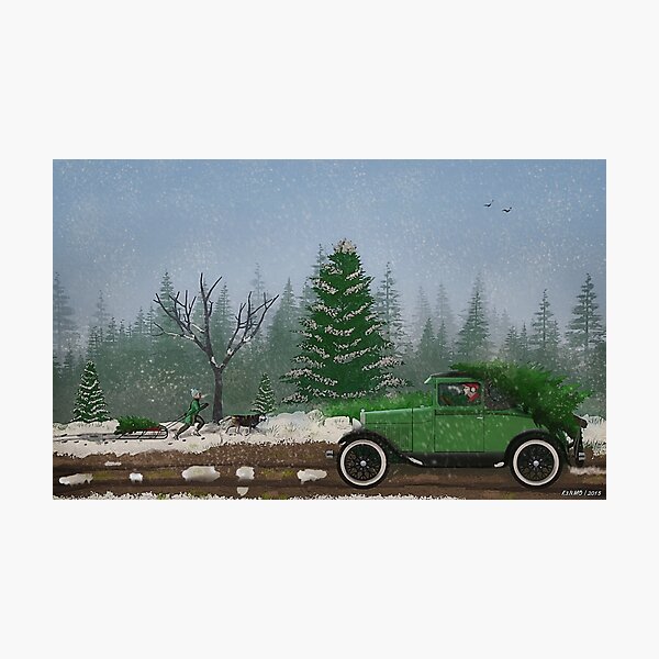 Item preview, Christmas Tree Hunters designed and sold by kenmo.