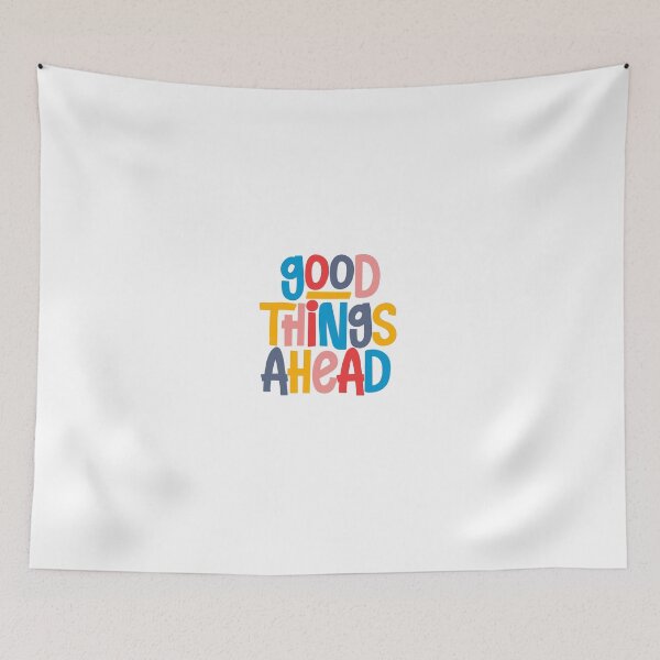 Item preview, good things ahead- rainbow quote designed and sold by ashleysgrotto.