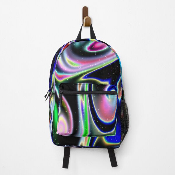 Item preview, Abstract psychedelic neon multicoloured waves designed and sold by TJ-Allen.