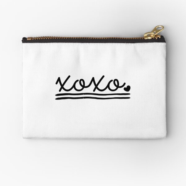 XOXO Style Zipper Pouch