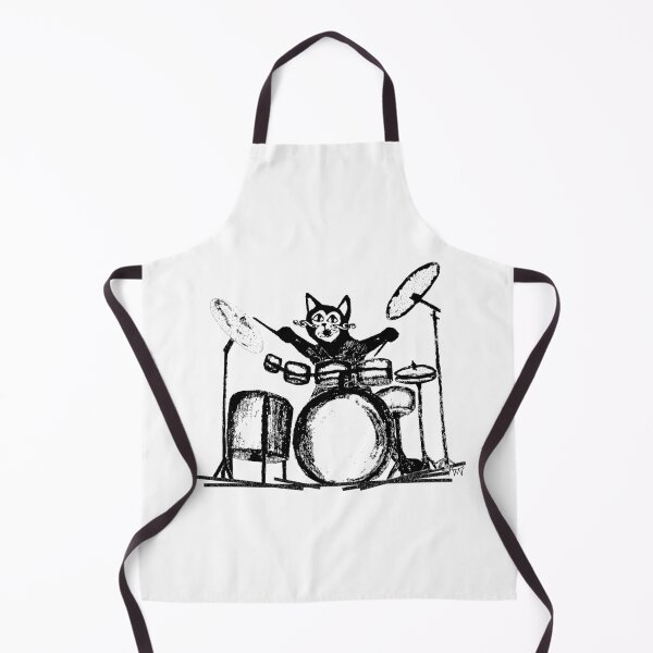 Item preview, Drummer Cat designed and sold by amanda metalcat dodds.