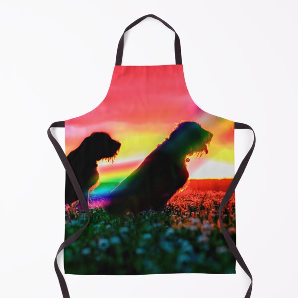 Item preview, Rainbow Italian Spinoni by heidiannemorris designed and sold by FOLK ART FUSION by heidiannemorris.