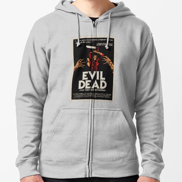 Evil Dead - Vintage Movie Poster Zipped Hoodie