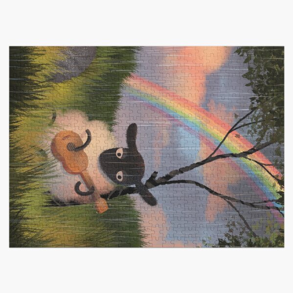 Sheep Playing Guitar Jigsaw Puzzle