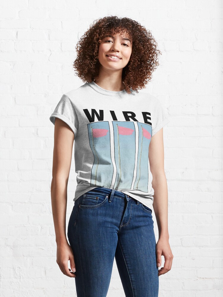 Alternate view of Wire Pink Flag Classic T-Shirt