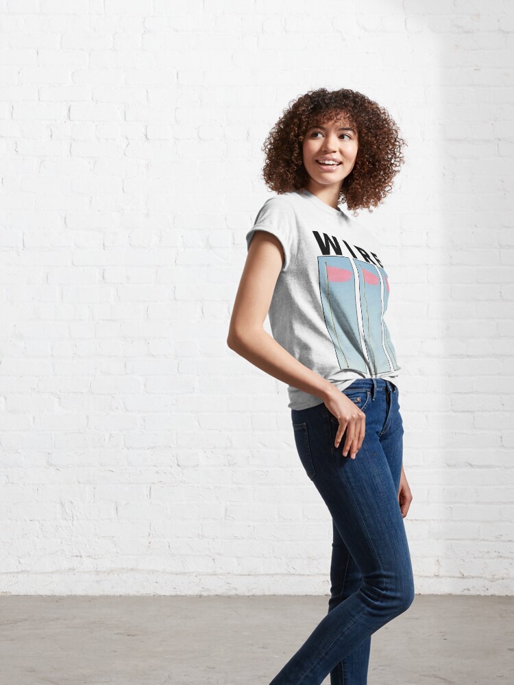 Alternate view of Wire Pink Flag Classic T-Shirt
