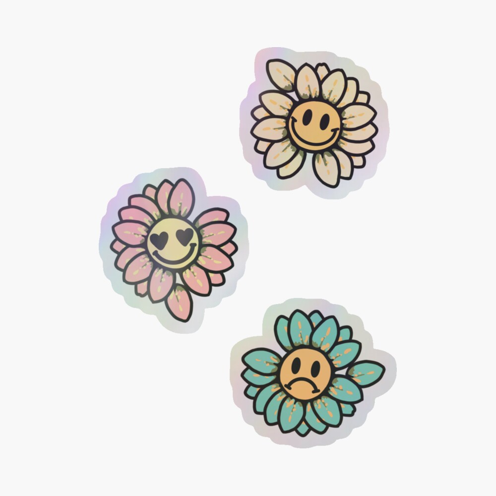 Happy/Heart/Sad Face Flowers Pack