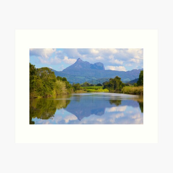 Reflections on the Tweed Art Print