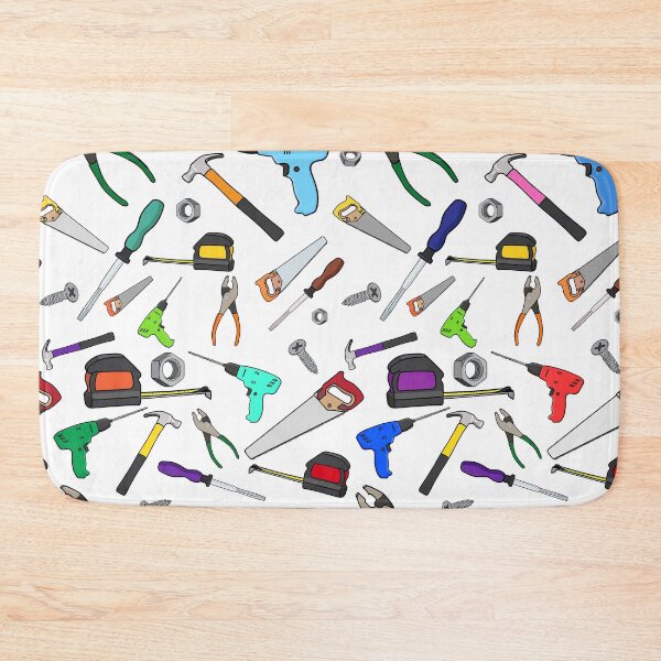 Item preview, Fun Hand Tools and Hardware Pattern designed and sold by judgeart.