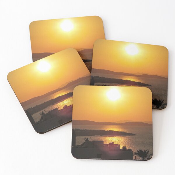 Item preview, Sunset from our Balcony - Mykonos - Greece designed and sold by Marilyn Harris.