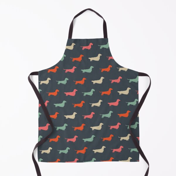 Item preview, Dachshund Silhouettes Pattern | Colorful Longhaired, Wirehaired and Smooth Coated Wiener Dogs designed and sold by Jenn Inashvili.