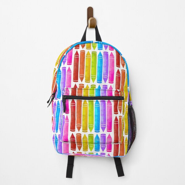Item preview, Watercolor rainbow crayon art teacher  designed and sold by Createartforfun.