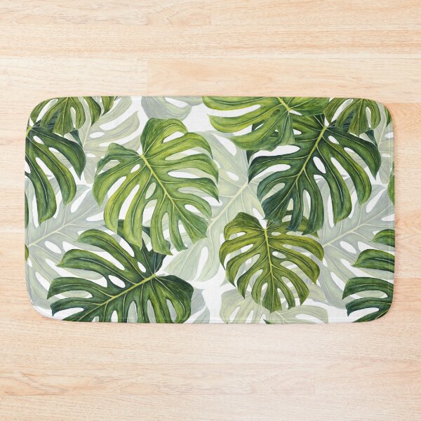 Item preview, Monstera Leaf Tropical Pattern - Green designed and sold by Karen Banson.