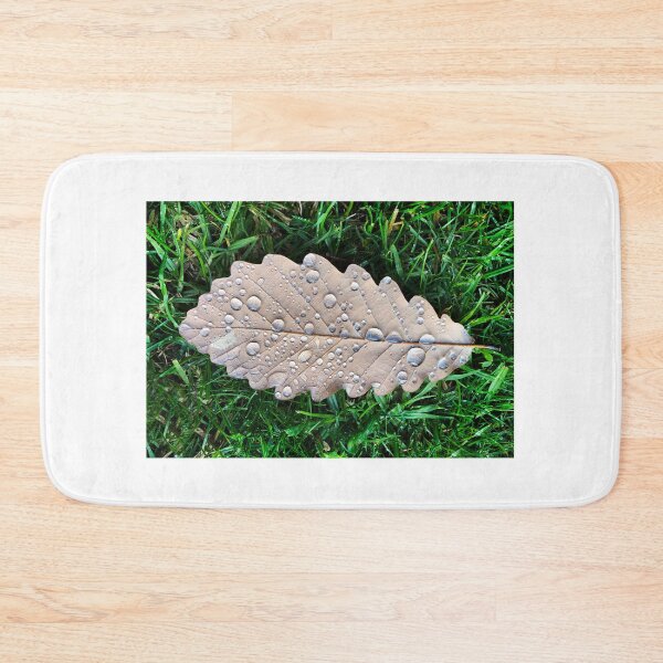 Item preview, Leaf with Dewdrops designed and sold by Roz McQuillan Fine Art & Photography.