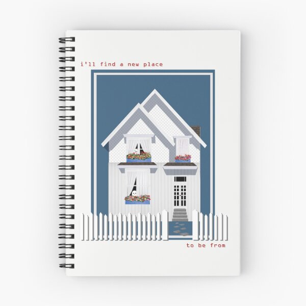 Item preview, haunted house with a picket fence designed and sold by teganbread.