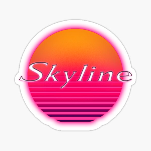 Nissan Skyline Outrun Emblem Sticker For Sale By Lithoman2 Redbubble