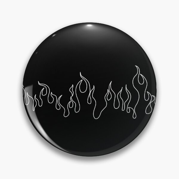 Item preview, Black and White Flames designed and sold by ThePinkVat.