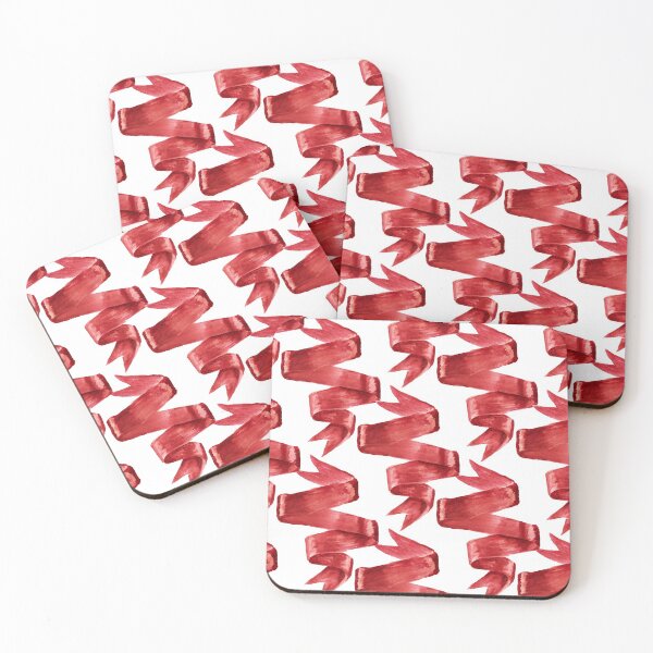 Item preview, Red ribbons designed and sold by Shoshina.