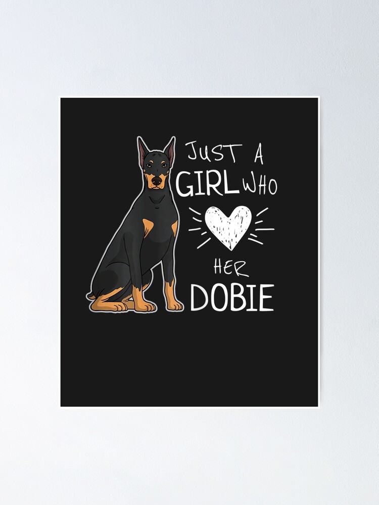 Just A Girl Who Loves Doberman Pinscher Shirts Women Just A Girl Who Loves Doberman Pinscher Shirts Women