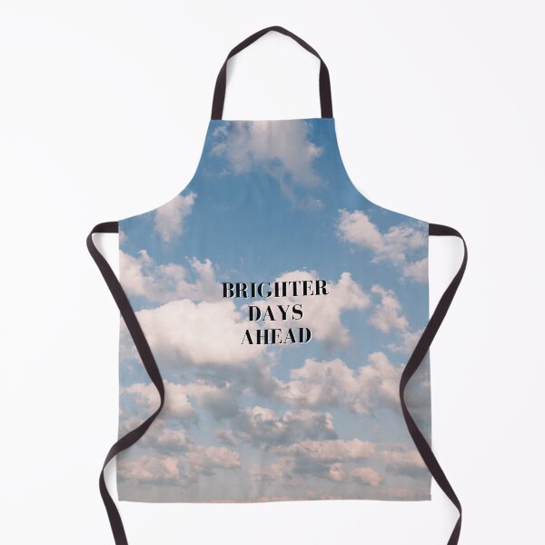 Item preview, Brighter Days Ahead Fluffy Clouds In Blue Sky Retro Aesthetic designed and sold by kqwdesigns.