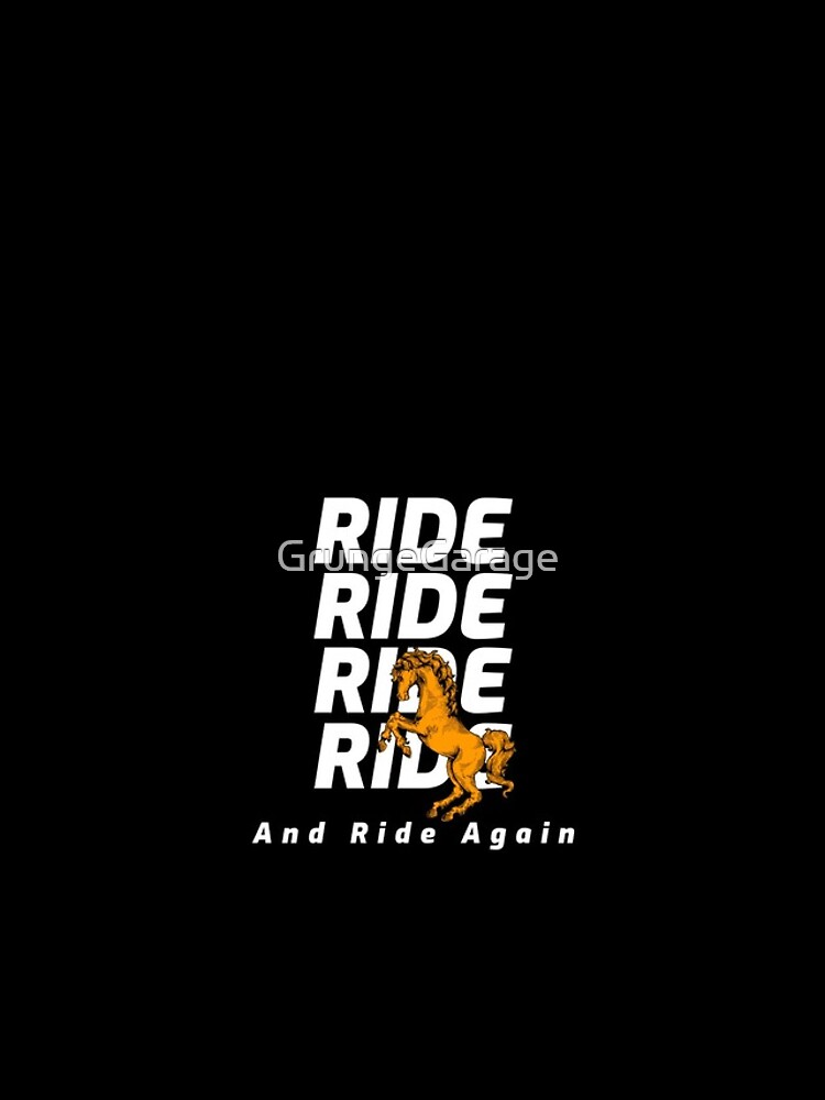 Aperçu 4 sur 4. Coque iPhone avec l'œuvre  Ride Ride Ride Ride And Ride Again pour ceux qui vivent pour le Ride créée et vendue par GrungeGarage.