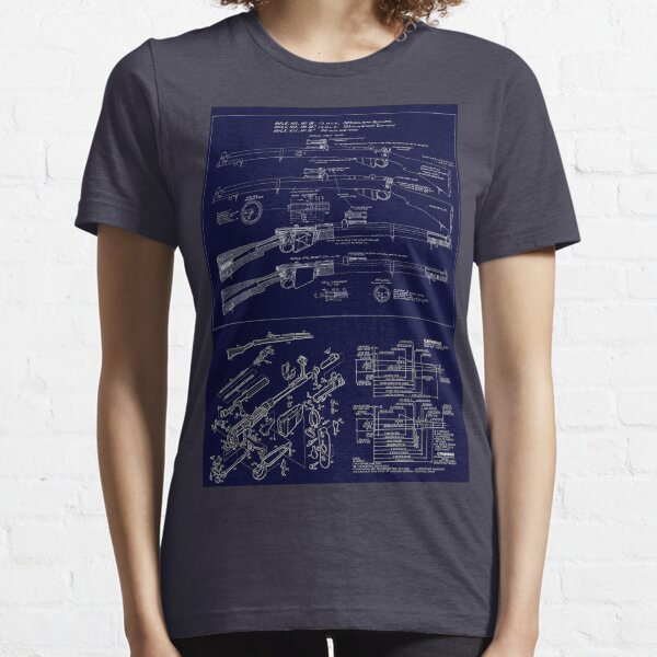 Lee Enfield Blueprint Shirt Essential T-Shirt