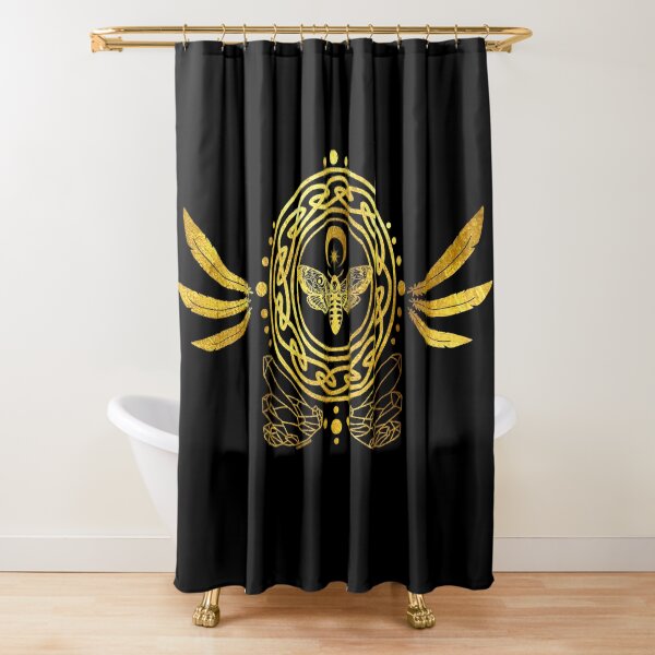 DeathMoth Shower Curtain