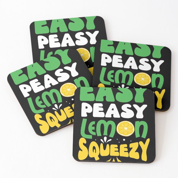 Item preview, Funny Easy Peasy Lemon Squeezy Gift Design Pun Gift print designed and sold by Lisbob.
