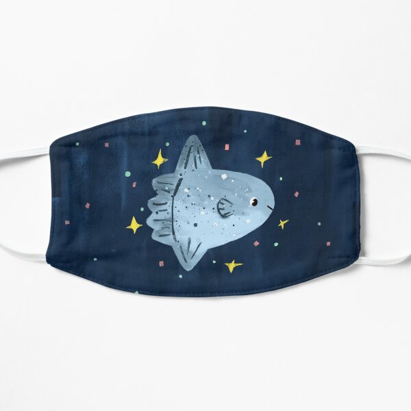 Cute Mola Mola Flat Mask