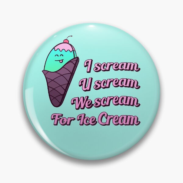 Item preview, Cute Ice Cream Scream Kawaii designed and sold by Quantum-Duck.