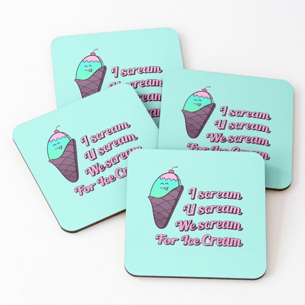 Item preview, Cute Ice Cream Scream Kawaii designed and sold by Quantum-Duck.
