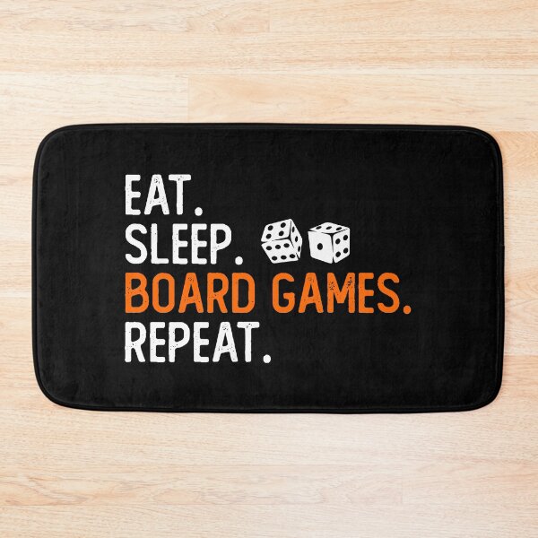 Item preview, Eat Sleep Board Games Repeat, tabletop games lover design designed and sold by Blackmode.