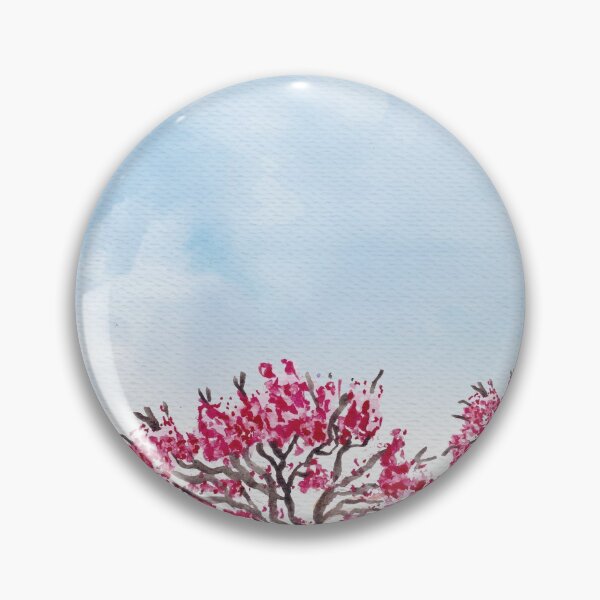 Item preview, Watercolor Spring Landscape designed and sold by Vector Scout Lab.