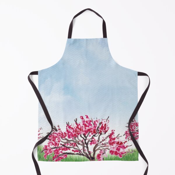 Item preview, Watercolor Spring Landscape designed and sold by Vector Scout Lab.