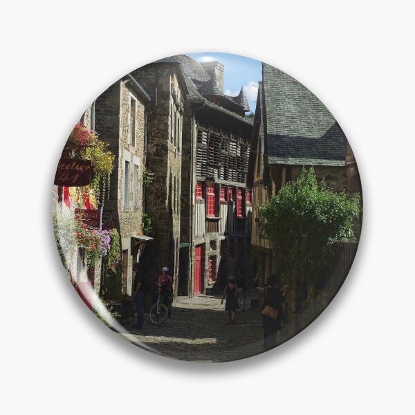 Item preview, Cobbled Stone Street of Rue du Jerzual, Dinan - France designed and sold by Marilyn Harris.