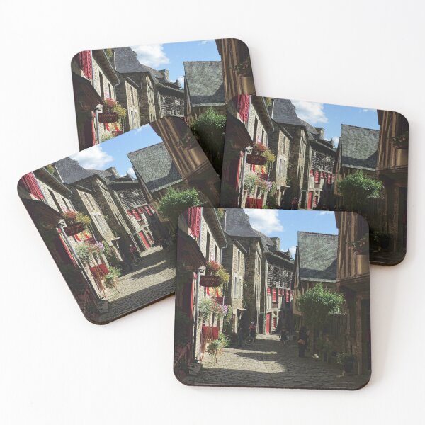 Item preview, Cobbled Stone Street of Rue du Jerzual, Dinan - France designed and sold by Marilyn Harris.