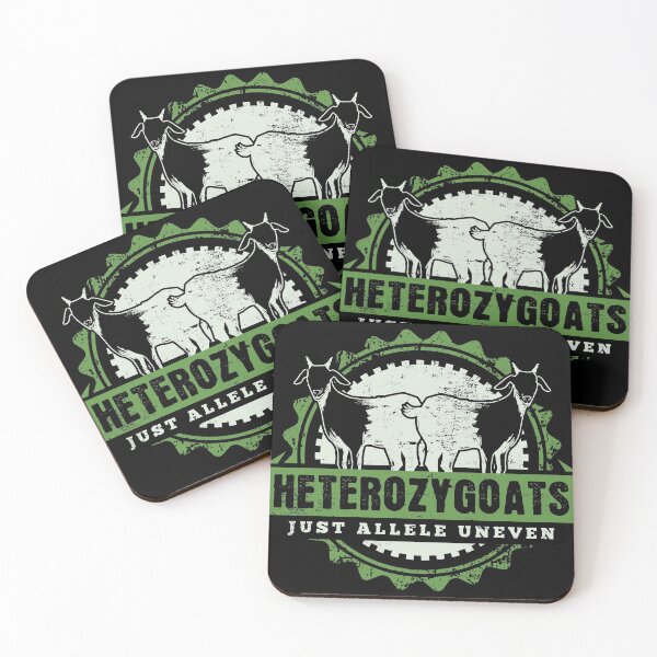 Item preview, Funny Genetics gift | Heterozygoats Just Allele Uneven desig print designed and sold by Lisbob.